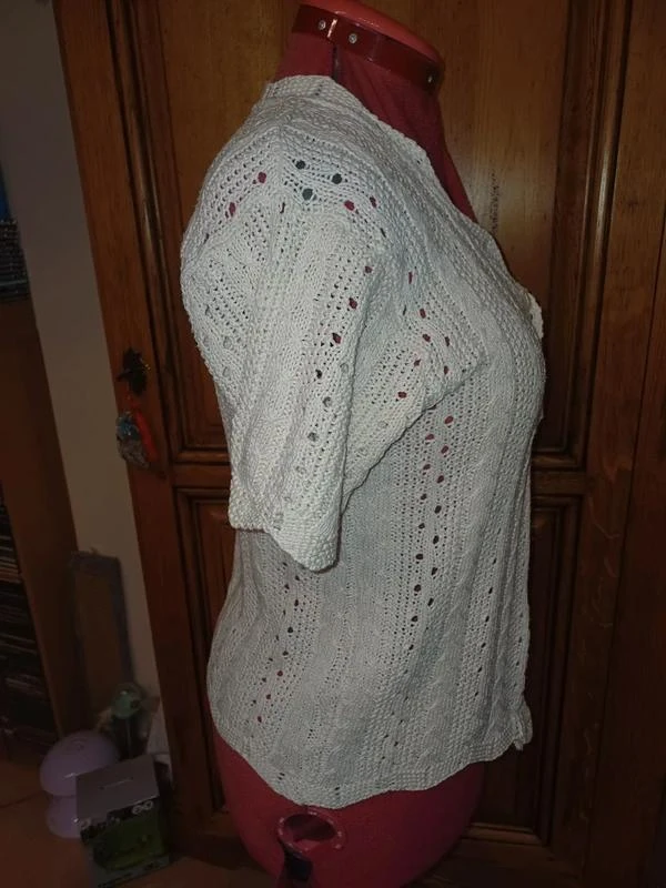 Camisa de malha branca tamanho 38 – photo 6